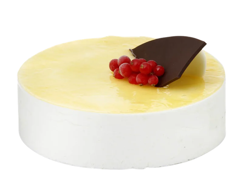 Mousse de llimona amb maduixetes