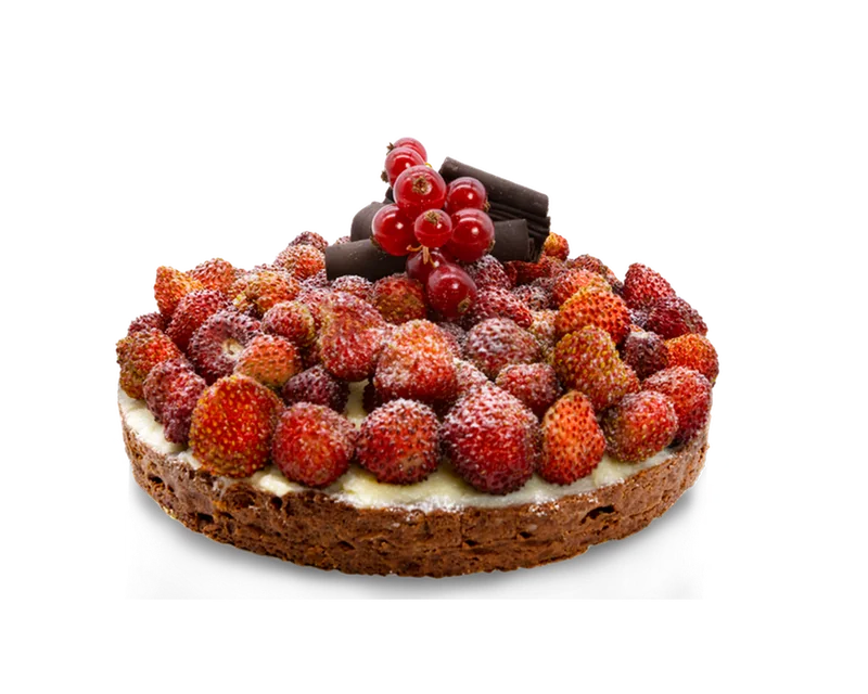 Crema amb maduixetes