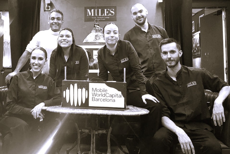 Equipo Miles con Mobile World Capital Barcelona